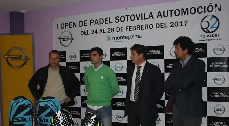 Presentacion del Open de padel Sotovila Automocion