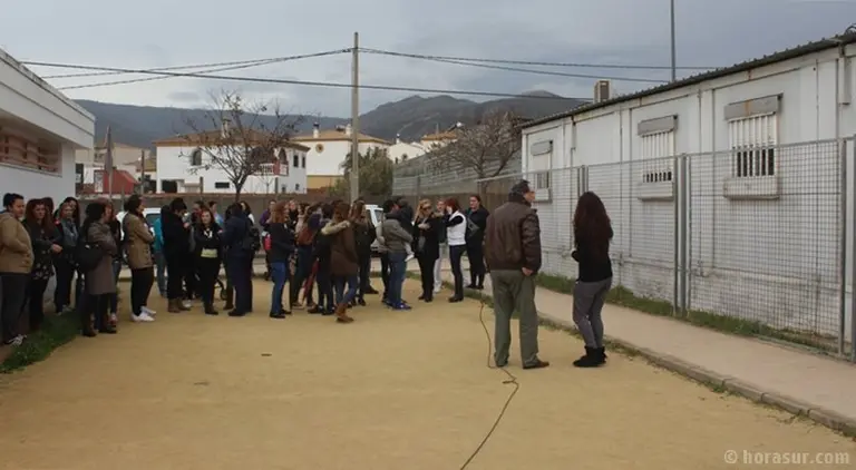 Protesta padres Los Arcos