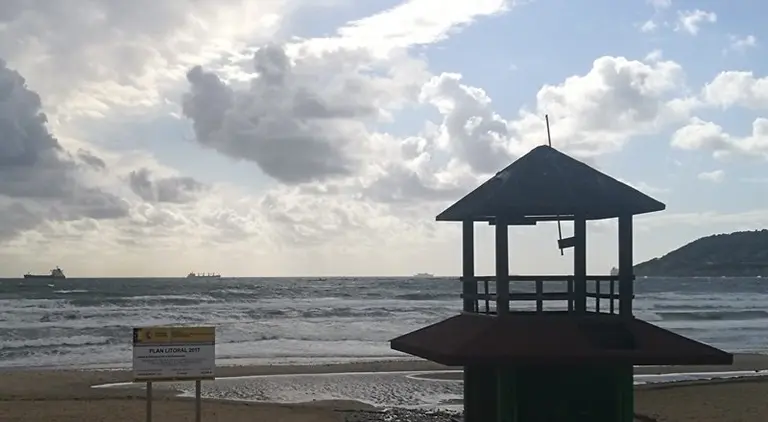 Temporal playa Getares