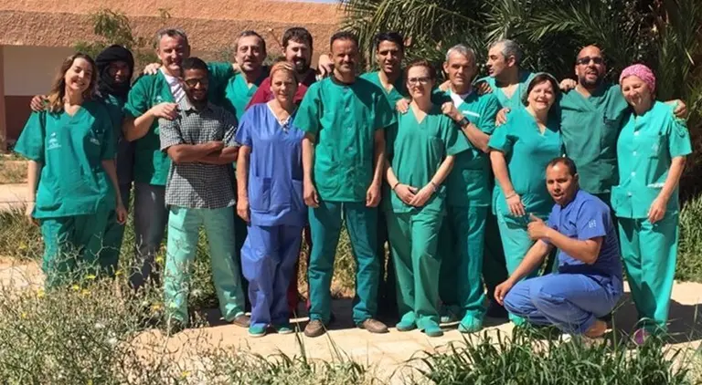 Grupo con cooperantes
