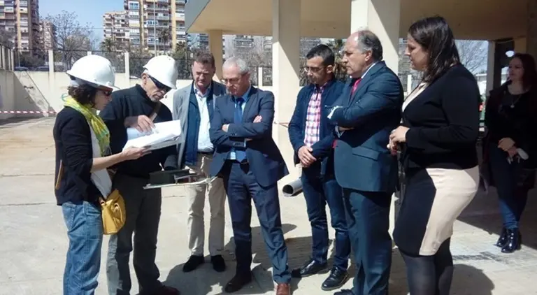 Obras en ceip Mediterr&aacute;neo