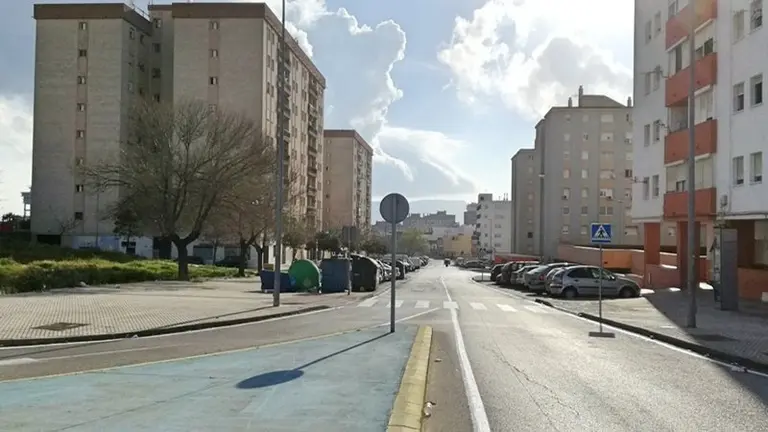 Calle Jose Espronceda en el Barrio del Saladillo