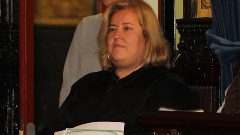 Mar&iacute;a Jos&eacute; Jim&eacute;nez en un Pleno