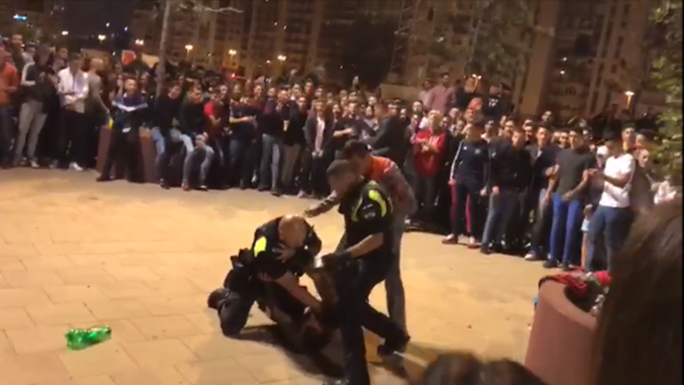 Agresion a Policias Locales de Algeciras Oct2017