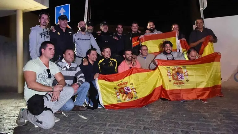 REGRESO POLICIAS DE CATALUNA