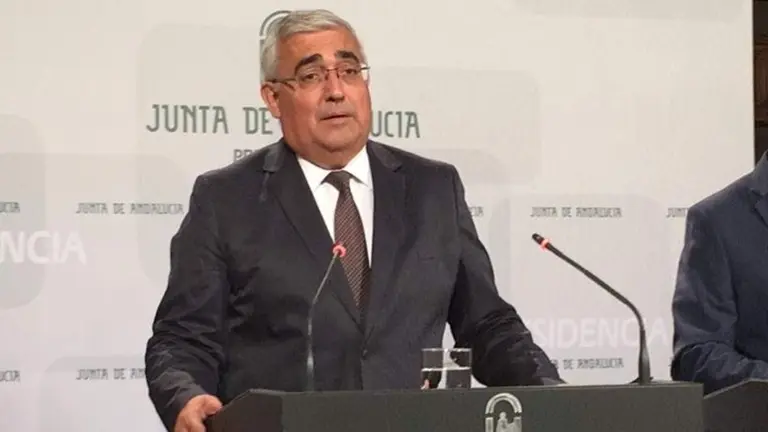 Arellano durante su comparecencia ante los medios