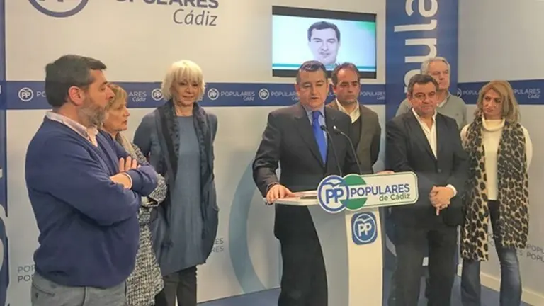 Sanz en una rueda de prensa sobre empleo. Foto: Archivo