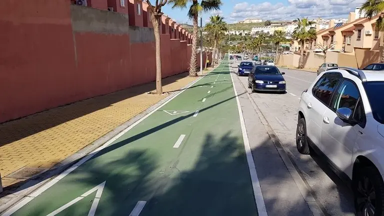 Carril bici en Sotorrebolo