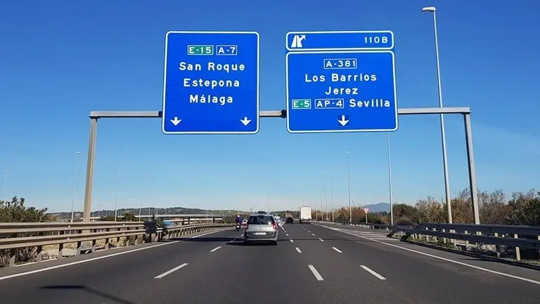 A7 Direcci&oacute;n M&aacute;laga-Los Barrios
