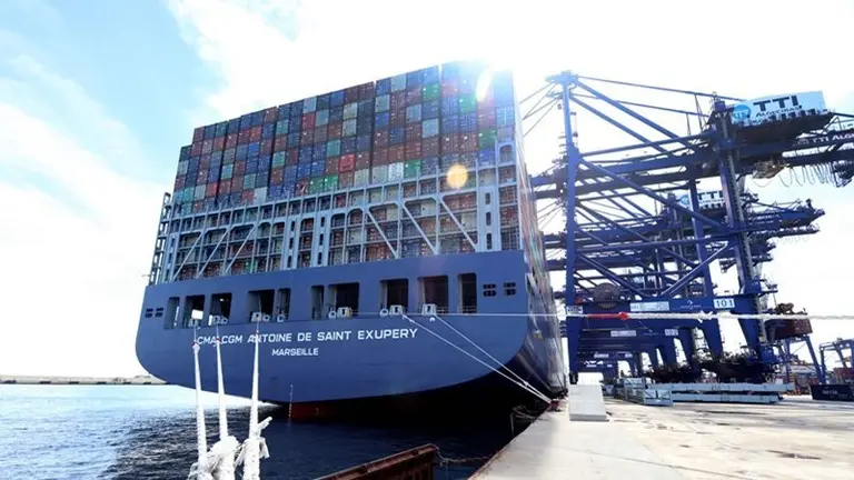 El CGM Antoine de Saint Exupery en el Puerto de Algeciras