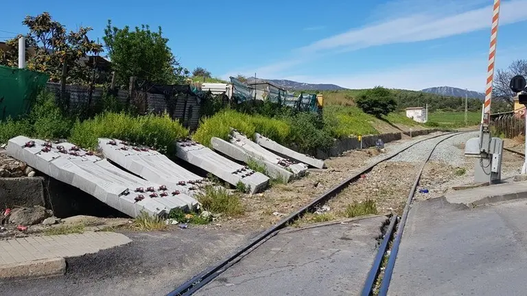 Estado de las v&iacute;as en obras