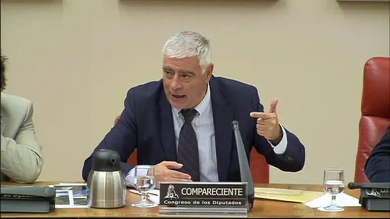 Francisco Mena durante su intervenci&oacute;n en el Congreso
