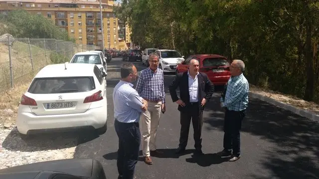 Visita a las obras de la calle San Luis