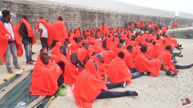 Rescate inmigrantes