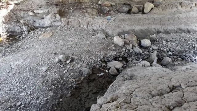La p&eacute;rdida de caudal del r&iacute;o P&iacute;caro es apreciable