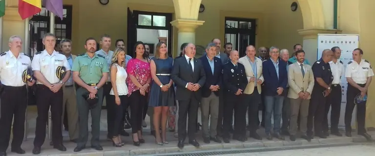 Foto de familia de la presentaci&oacute;n de los Juegos