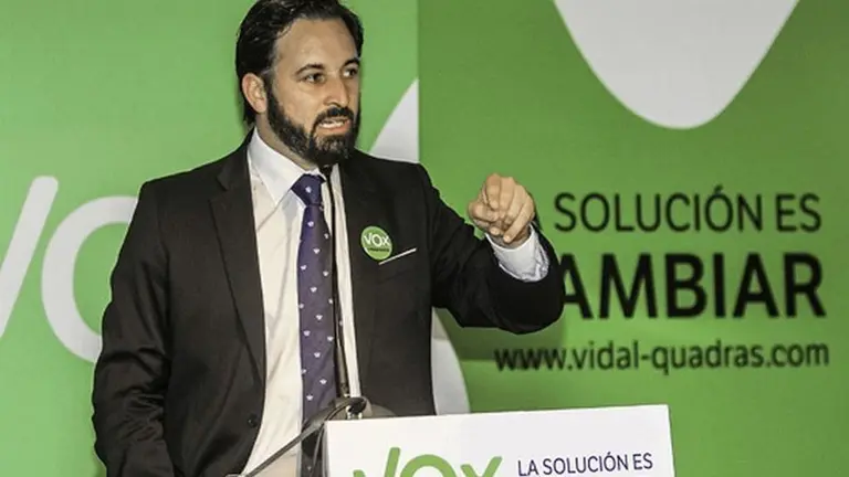 El presidente de VOX, Santiago Abascal