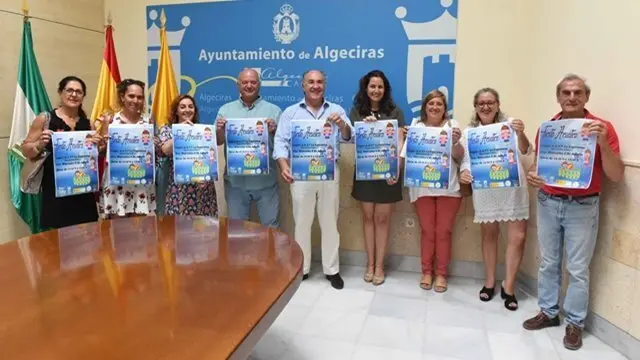 Cartel de la fiesta del agua