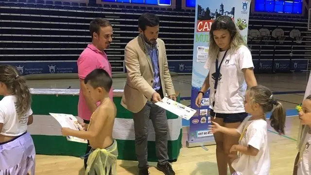 Un instante de la clausura del Campus Multideportes