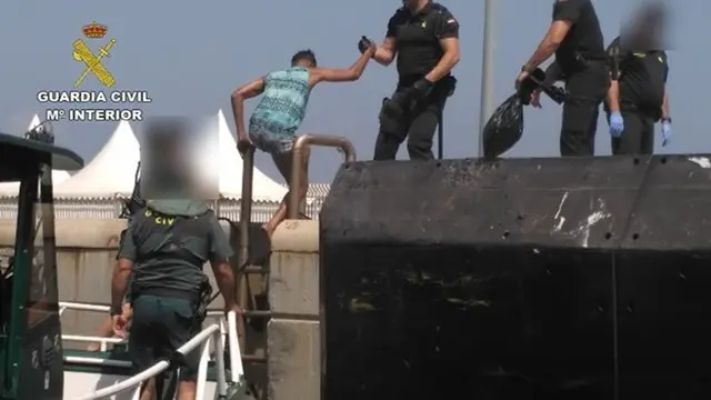 Rescate de los inmigrantes