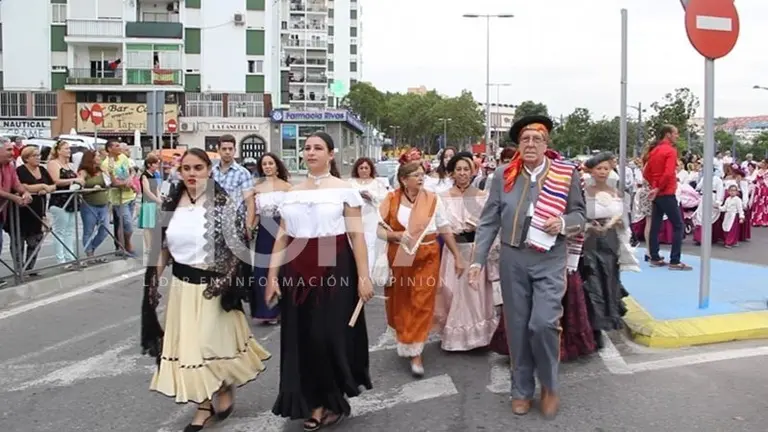 Una imagen del pasacalles de Entremares 2018