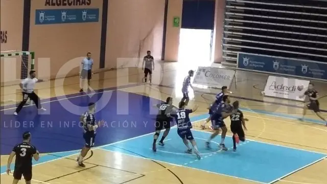 Un instante del partido