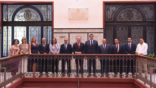 Una imagen de la Comisi&oacute;n Mixta entre ambas representaciones municipales