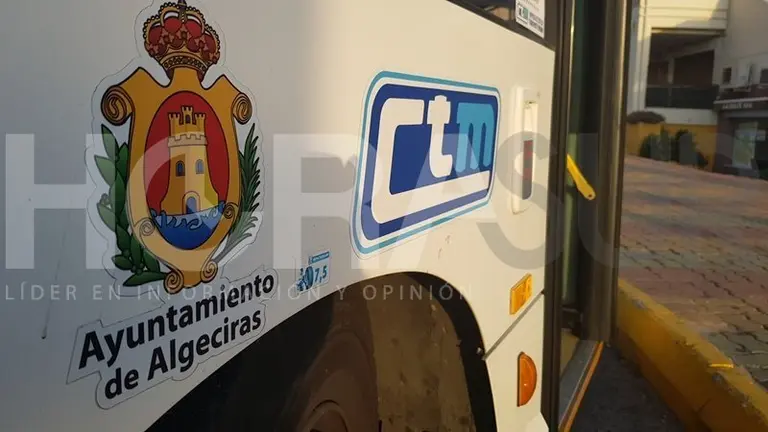 Un autobus del Transporte Urbano de Algeciras