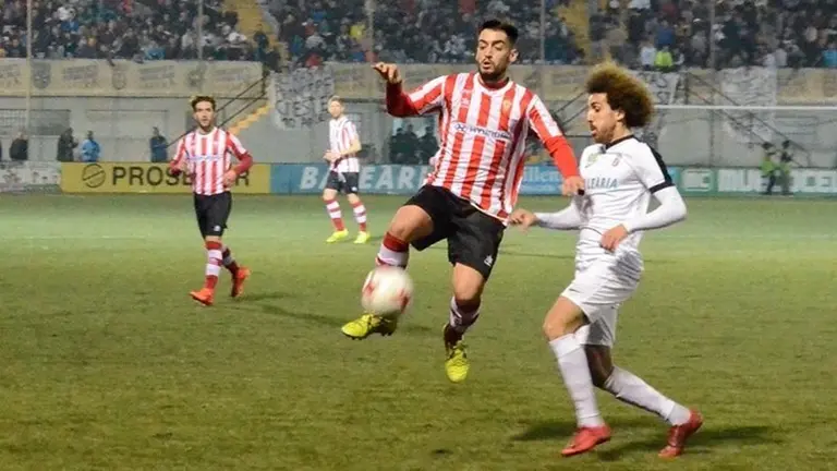 El algecire&ntilde;o Willy, en las filas del Ceuta, en el partido disputado la temporada pasada