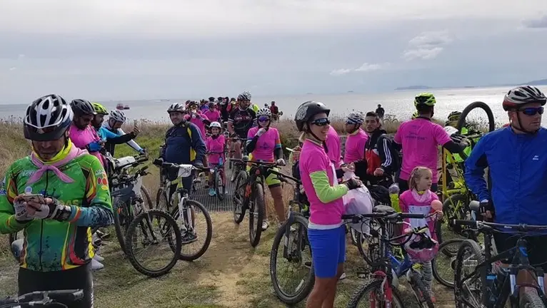 Marcha Cicloturista en el Parque del Centenario