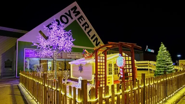 Espacio de Navidad en Leroy Merlin