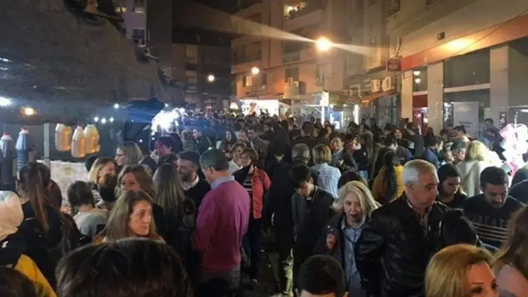 Ambiente de Tosantos en Algeciras