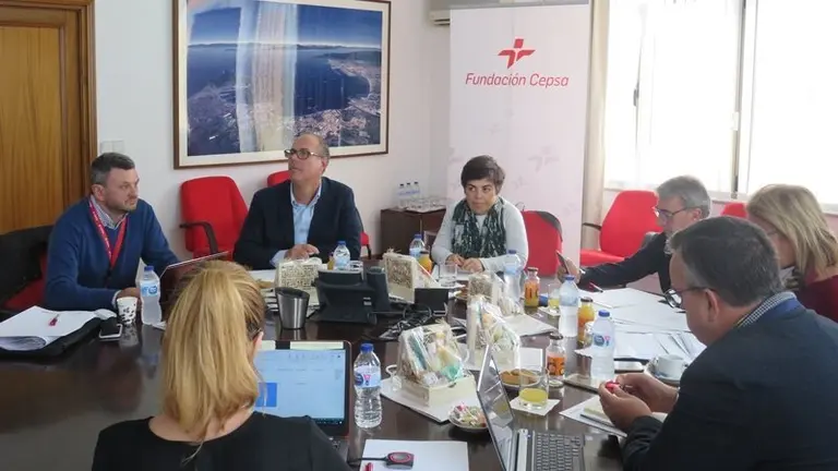 El jurado reunido para determinar los ganadores