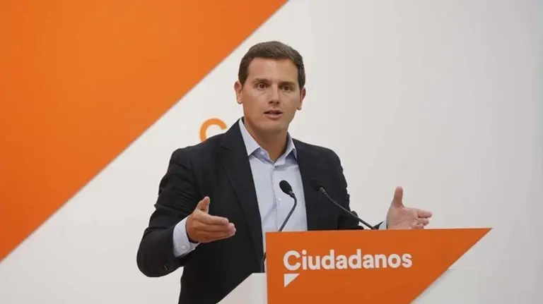 Albert Rivera, l&iacute;der de Ciudadanos