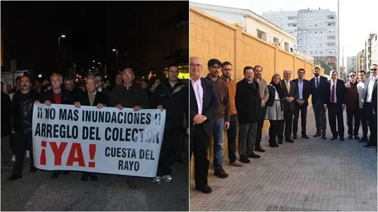Entre las dos fotograf&iacute;as hay ocho a&ntilde;os y una obra