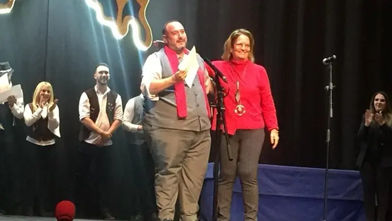 Momento en el que el jurado da a conocer los premios