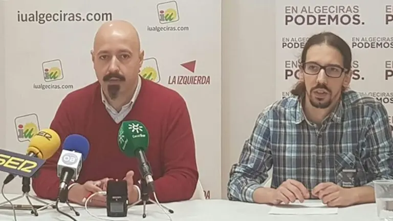Alc&aacute;ntara y Gallardo en rueda de prensa