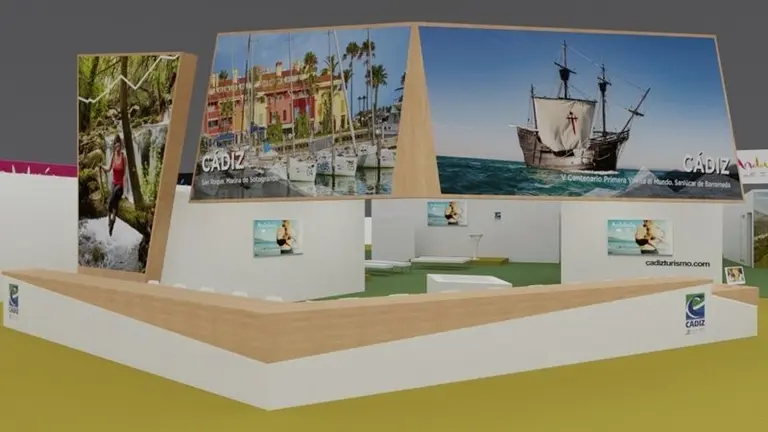 Stand que C&aacute;diz presentar&aacute; en Fitur 2019