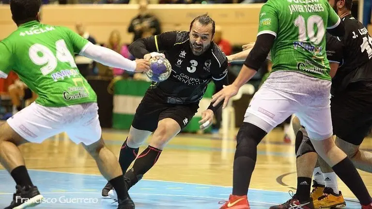 Bermejo en un lance del encuentro