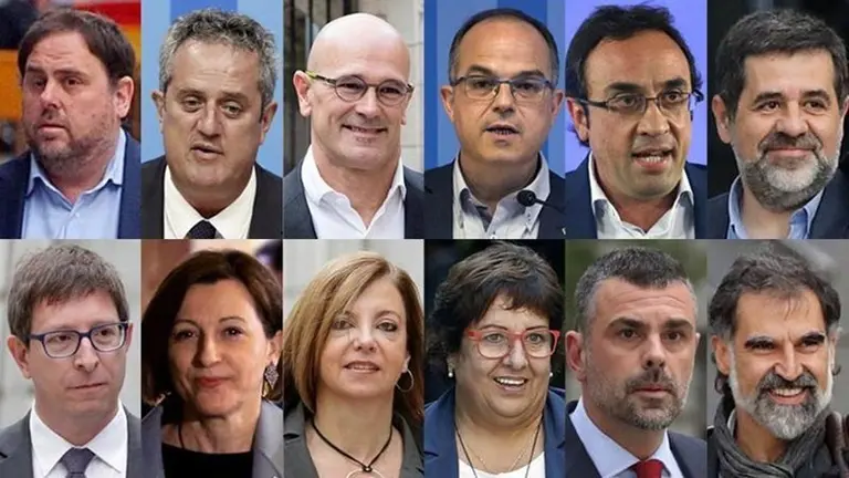 Los encausados por el proces