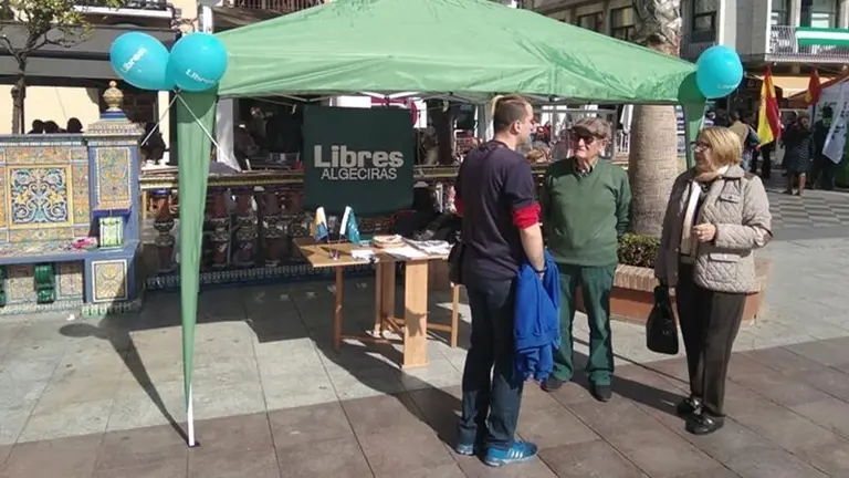Carpa de Libres Algeciras en la Plaza Alta1
