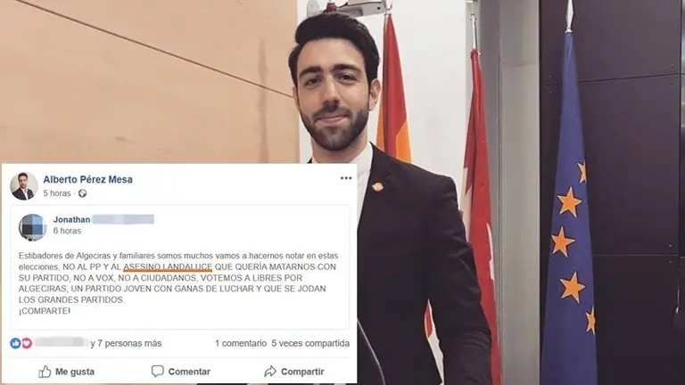 Alberto P&eacute;rez Mesa, candidato de Libres Por Algeciras