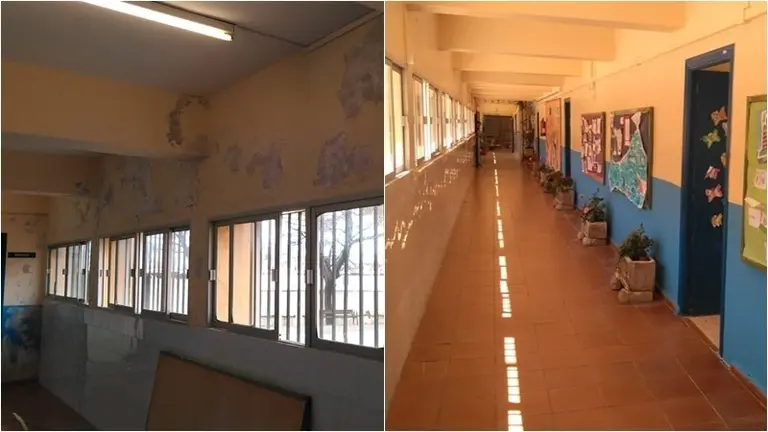 Antes y despues en el Virgen del Mar