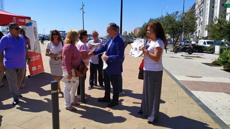Reparto de publicidad electoral del PSOE