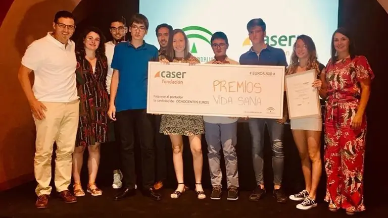 Alumnado del centro premiado