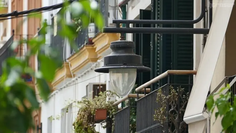Punto de luz en el Barrio de la Caridad