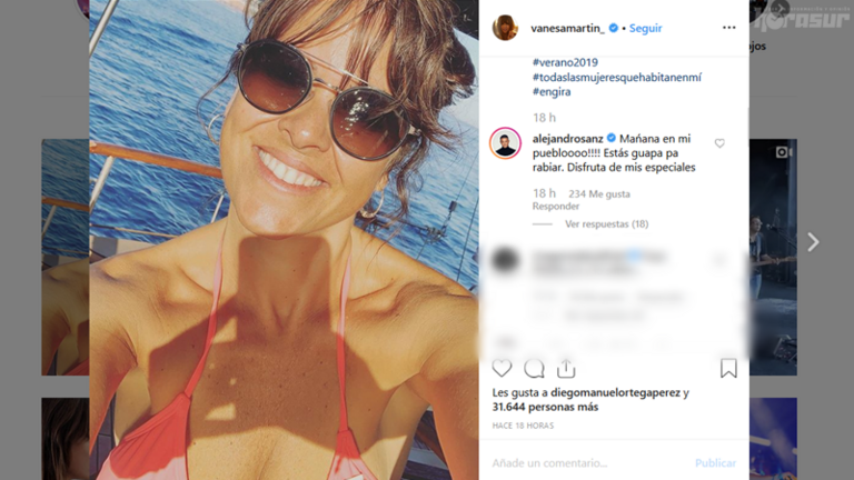 Alejandro Sanz a Vanesa Martin