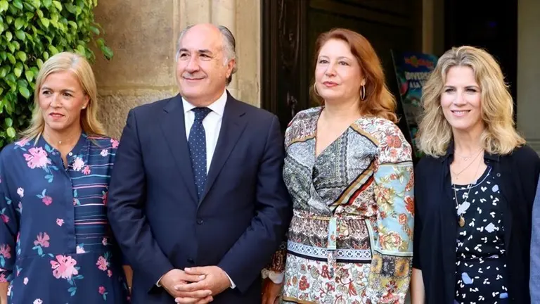 Pajares, Landaluce, Crespo y Mestre, tras la reuni&oacute;n mantenida