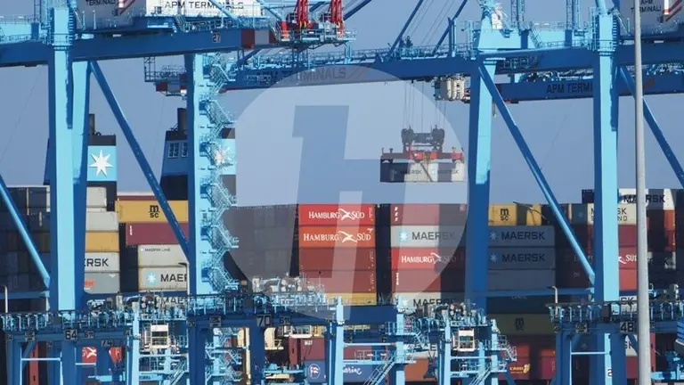 Actividad de la estiba en el Puerto de Algeciras