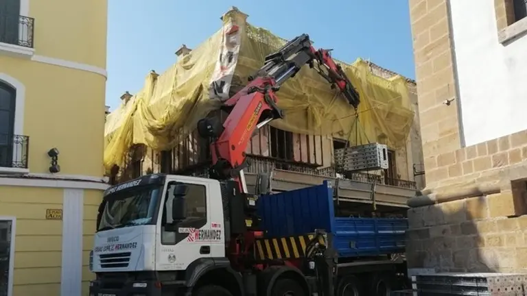 Estado actual de las obras de rehabilitaci&oacute;n de la Casa Mill&aacute;n
